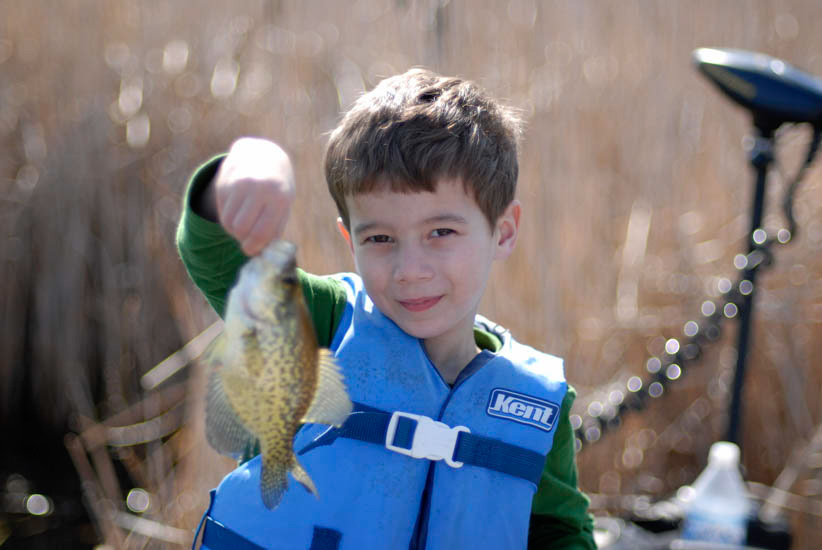 Child with fish