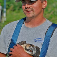 profile picture of steven holding an osprey