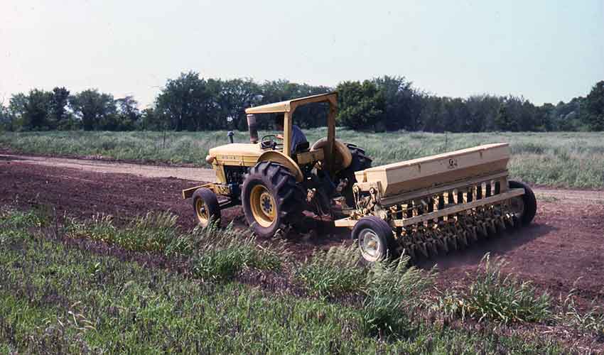 truax seed drill from the 1970s