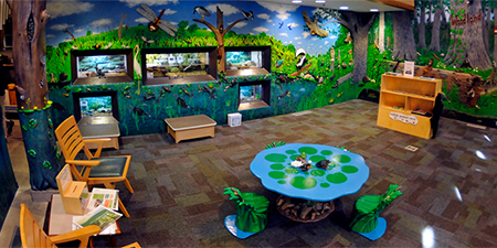 Richardson Nature Center interior