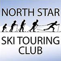 North Star Ski Touring Club logo with illustration of cross-country skiers.